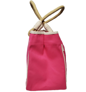 Hot Pink Canvas Tote Bag