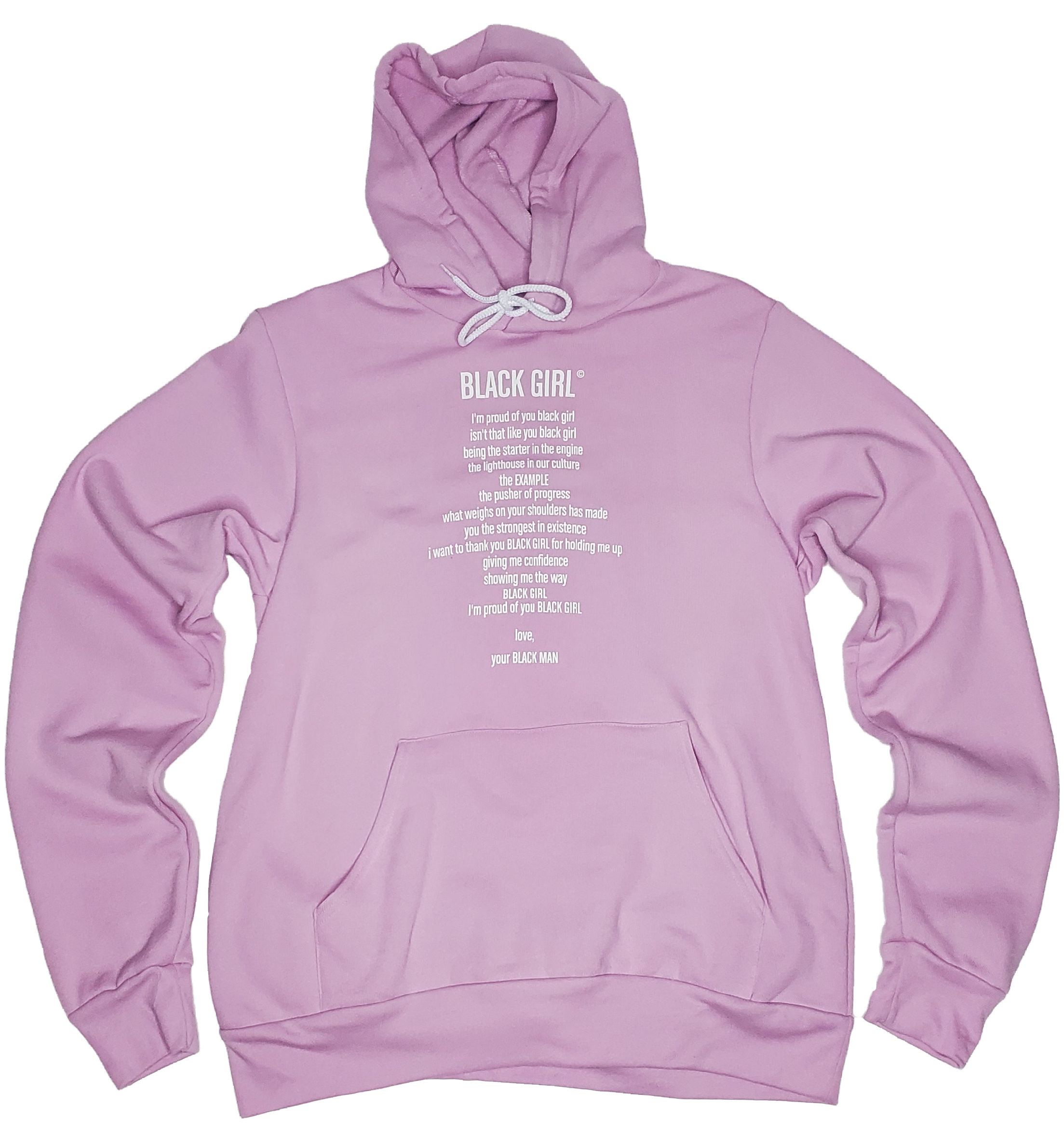 Unisex Lilac/White Hoodie