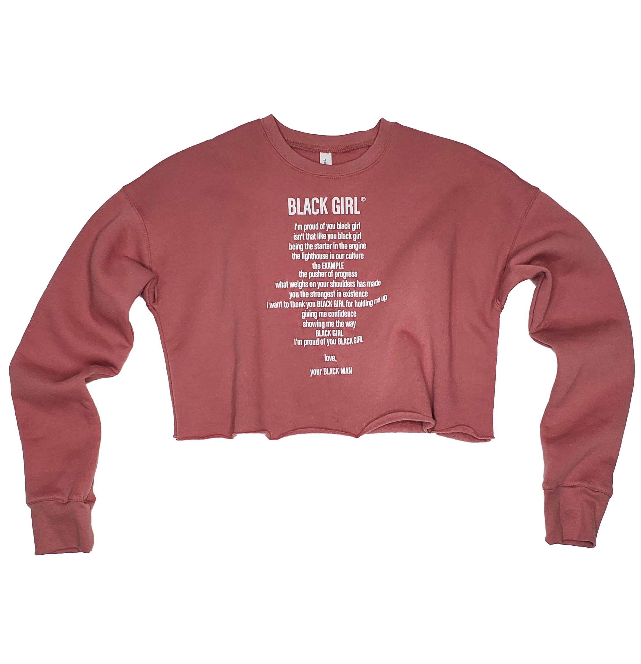 Women's Mauve Cropped Sweatshirt